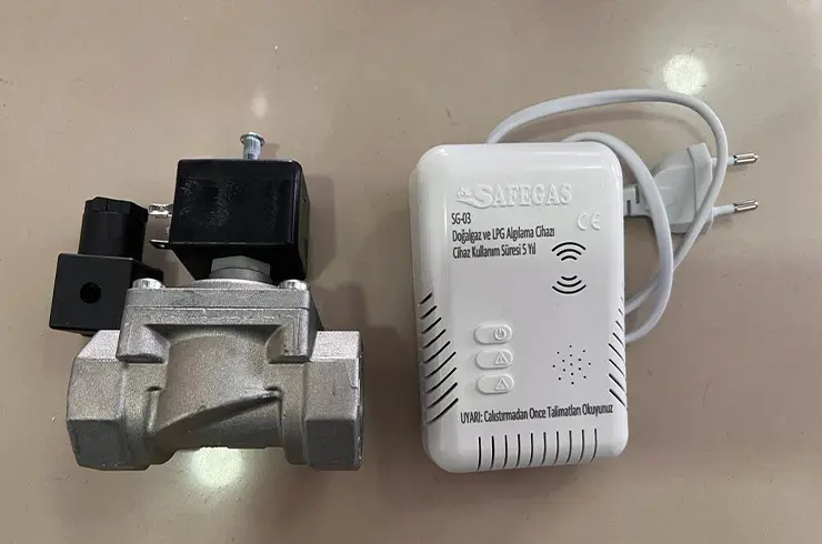 Alarm Gaz Kesme Vanası